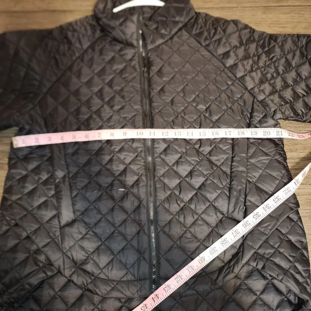 Quince Featherless Quilted Puffer Jacket NWT Black Small - Picture 6 of 10